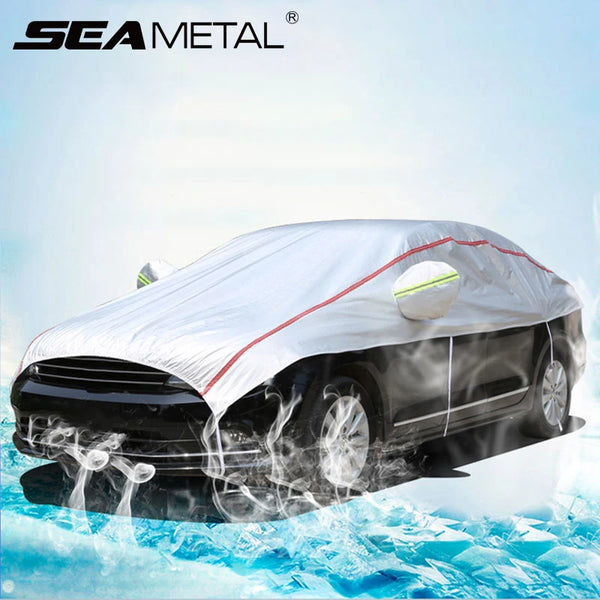Universal Car Covers Waterproof UV Snow Dust Resistant Indoor Outdoor Auto Cover Oxford Lint Protection Cover for Sedans SUVs