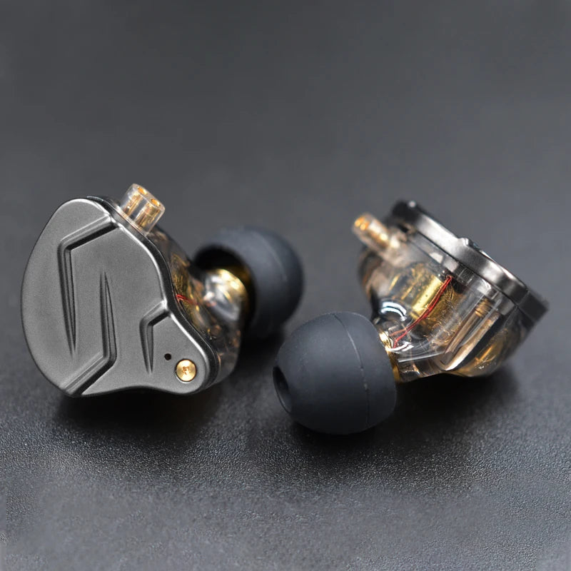 KZ ZSN Pro Metal Earphones 1BA+1DD Hybrid Technology HIFI Bass Earbuds In Ear Monitor Headphones Sport Noise Cancelling Headset