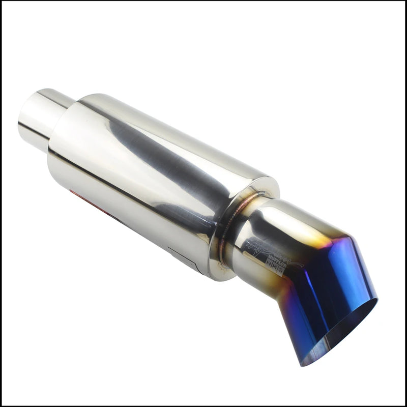 Car Exhaust System Mufflers Tail Pipe Universal High Quality Motorcycle Muffler Tip Stainless Steel Bending 51mm 57mm 63mm