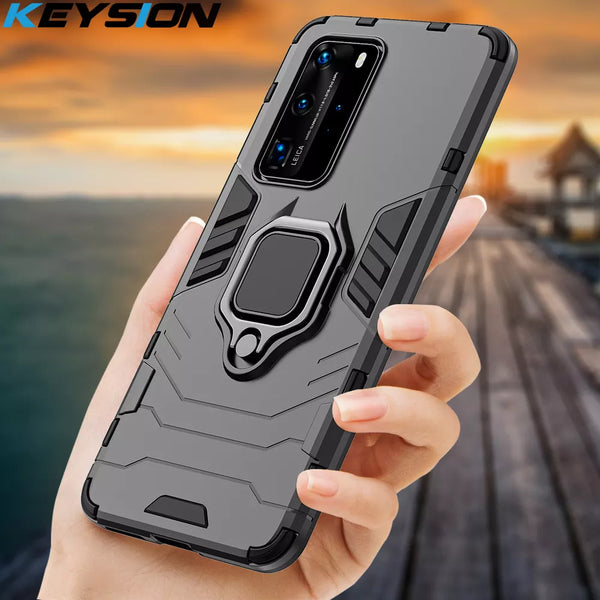 KEYSION Shockproof Case For Huawei P40 P40 Pro + Plus Mate 30 P30 P20 Lite Phone Cover for Honor 30 20 Lite 20S 10i X10 8s 9A 8A