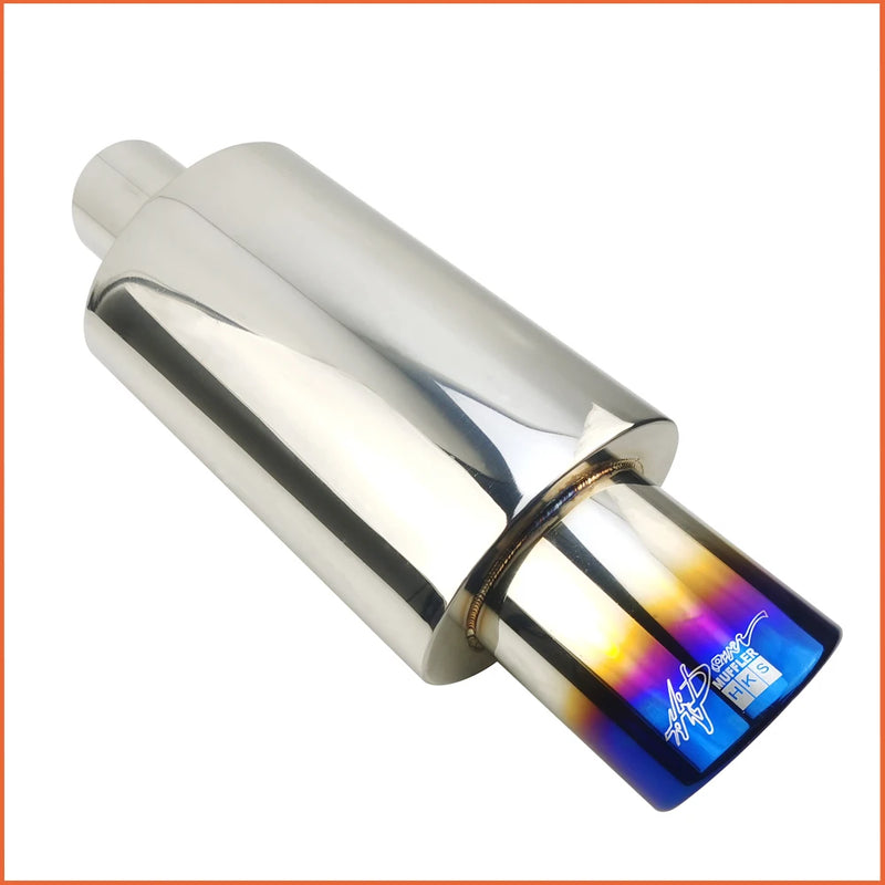 Car Exhaust System Muffler Tail Pipe Tip Universal High Quality Stainless Interface 51 57 63mm Exhaust Pipe Ses Bombası