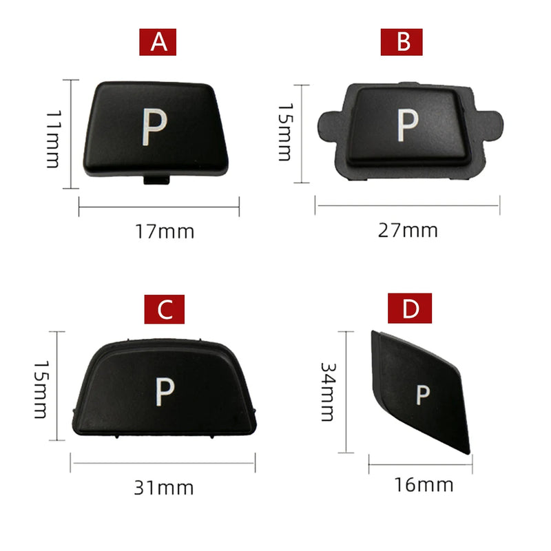Car Gear Shift Lever Auto Parking Switch P Push Button For BMW 3 5 7 X3 X4 X5 X6 Series E90 F30 F10 F01 F02 F25 F26 E70 E71