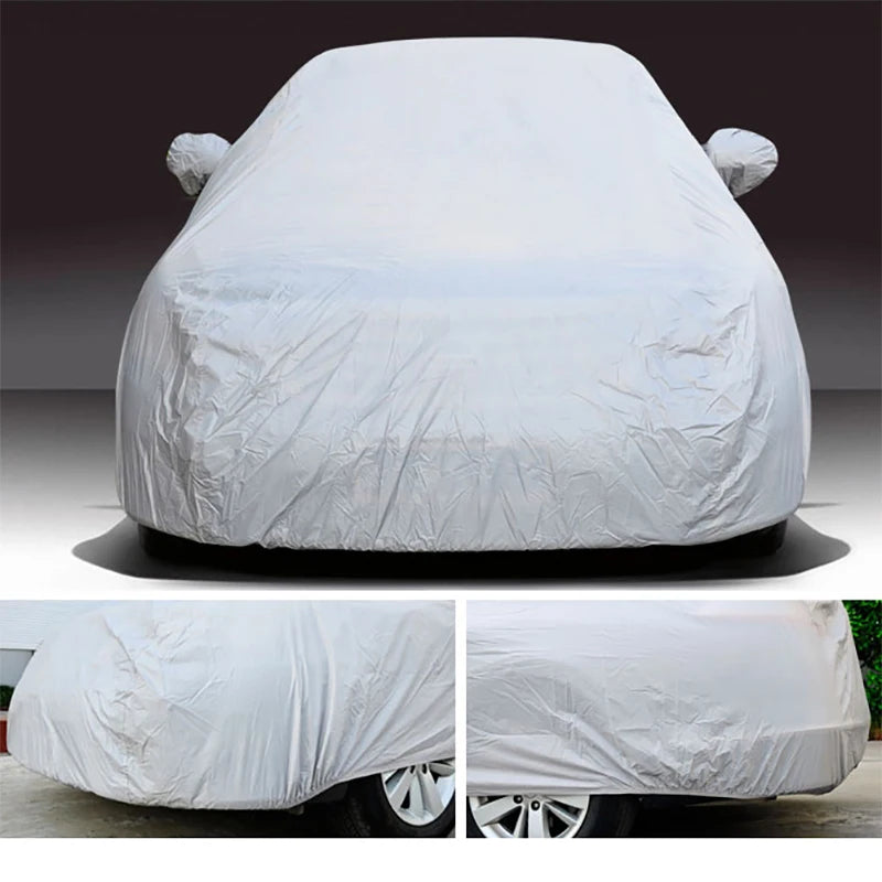 Car Covers Waterproof Auto Sun Full Cover Protector Universal Fit For SUV Sedan 6 Size Snow Dust Rain Snowproof Car Accessories