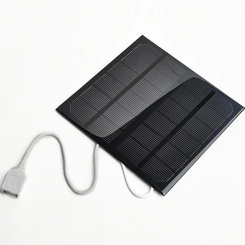 Solar charger power bank 6V 3W 600MA Power Bank Solar Panel USB Travel Battery Charger for Mobile Phone