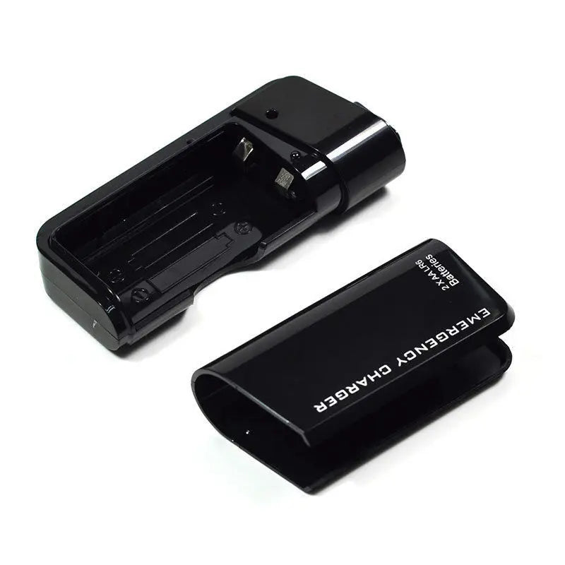 Double AA Battery Portable Emergency USB MOBILE PHONE CHARGER - NEW