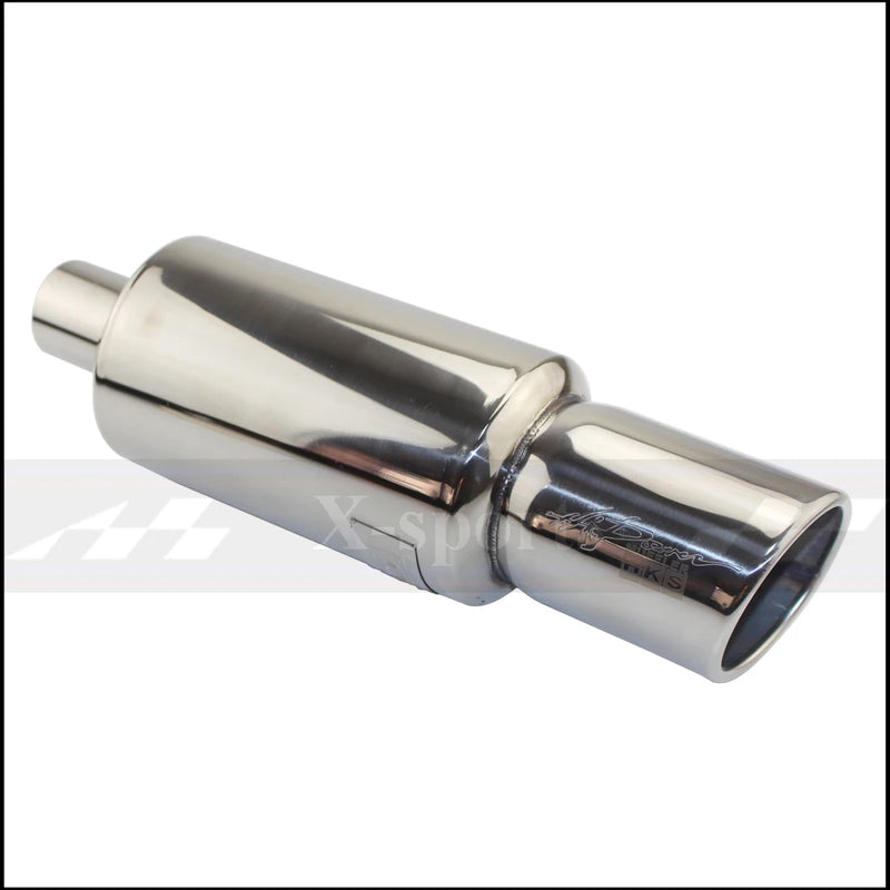 Car Motorbike Exhaust System Exhaust Pipe Muffler Tip Universal Stainless Steel ID 51MM 57MM 63MM Outlet 89mm Silencer Tail Pipe
