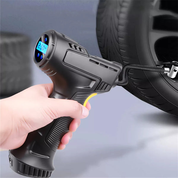 120W Rechargeable Air Compressor Wireless Inflatable Pump Portable Air Pump Digital Auto Car Automatic Tire Inflator Equipment