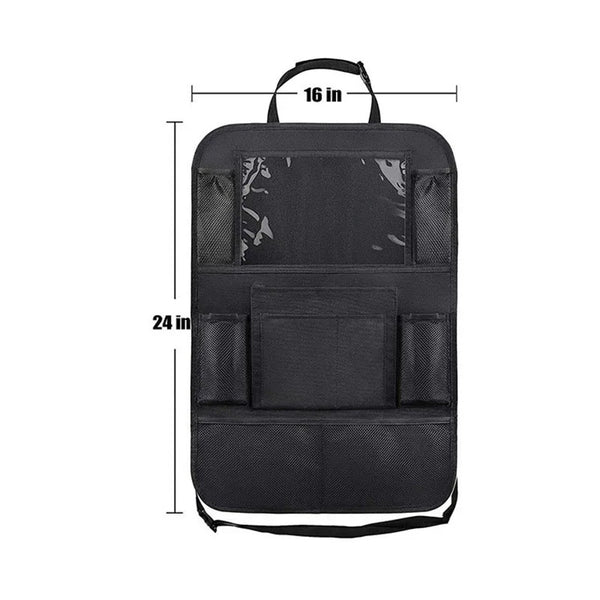 1x Car Seat Back Organiser Multi Pocket Storage Bag Pouch Holder Interior Tidy Car Accessories New