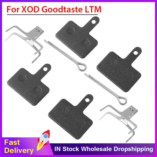 For XOD Goodtaste LTM 30*20 Bettery Bike Accessories Brake Pad Brake Lining Type Touring Metal Pads For M355 M395 M375 M315