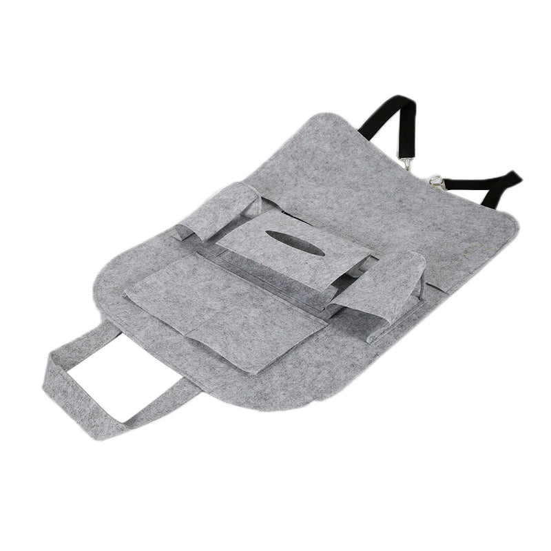 Car Storage Bag Waterproof Universal Durable Car Interior Accessories Multi Pocket Pouch Storage Bag Back Seat Felt Organiser