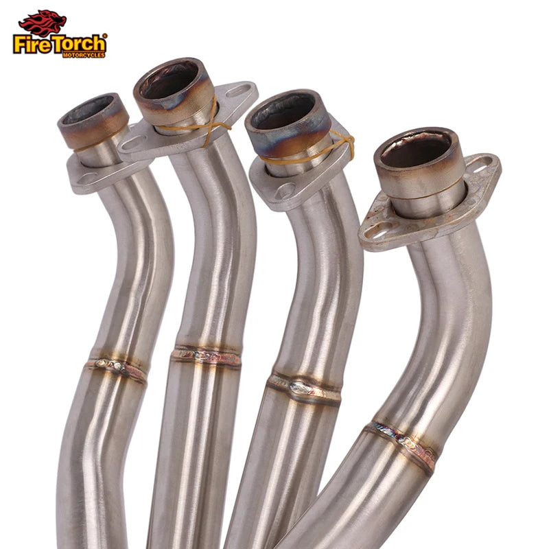 Slip On For Kawasaki Ninja 900 Z900 2017- 2022 Motorcycle Full System Modifed Exhaust Escape Stainless steel 50.8mm Front Pipe