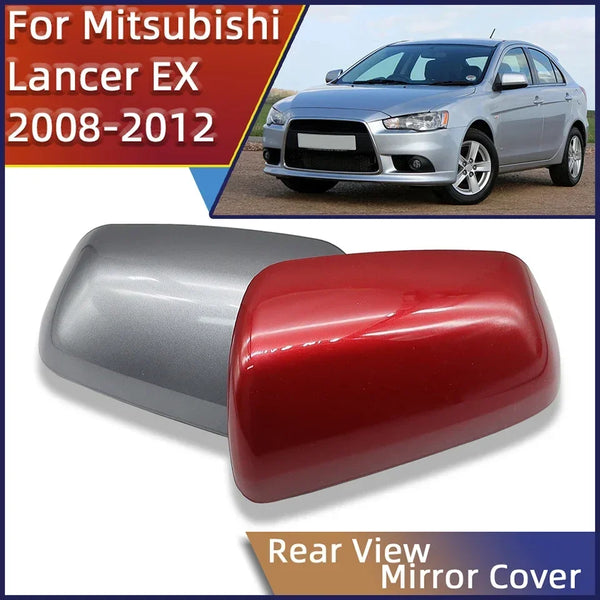 Car Part Rearview Mirror Cover Shell Housing Side Wing Mirror Cap Lid Painted For Mitsubishi Lancer EX 2008 2009 2010 2011 2012