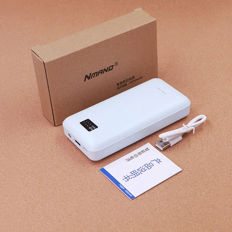 20000mah Power Bank 12V DC Output Portable Battery External Charging Variable Speed Charger For iPhone Air Conditioned Clothing