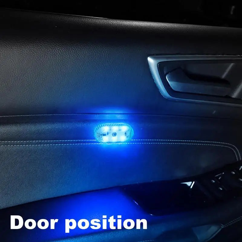 Car Lights Interior Roof 7 Colors Magnetic LED Lights For Car Smart Car Interior Lights Car Interior Ambient Lights For Your Car
