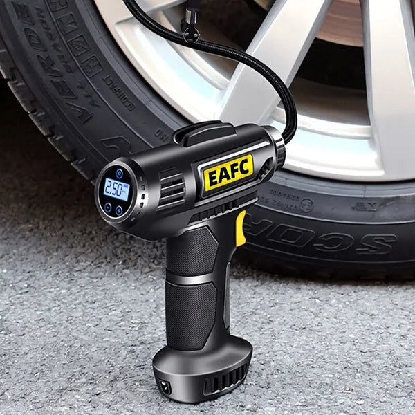 Car Air Pump 12V Portable Car Air Compressor Digital Inflator for Motorcycles Bicycle Boat Tyre Inflato with Led Light