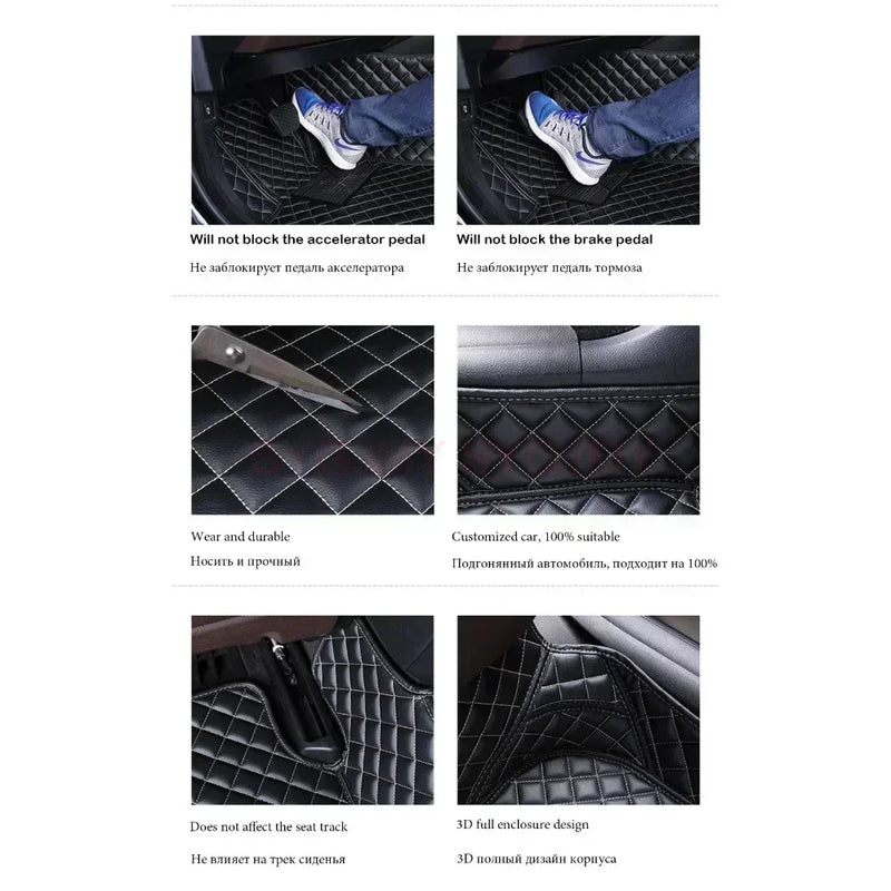 Custom 3D Car Floor Mats for Volkswagen Vw Passat B5 2003-2007 B6 B7 B8 Passat C42 2019-2023 2017-2023 Interior Accessories