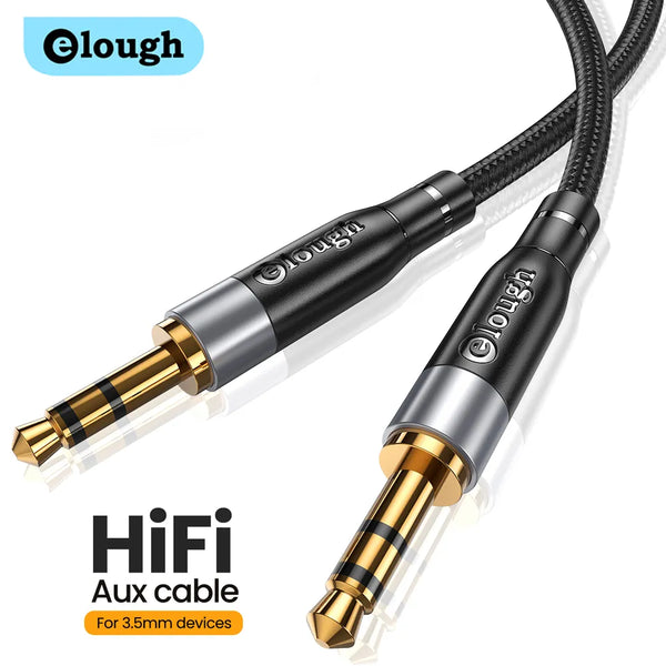 Elough Audio Extension Cable Jack 3.5mm Male to Female 3.5mm Male to Male Audio Aux Cable For Iphone Headphones Speaker Extender
