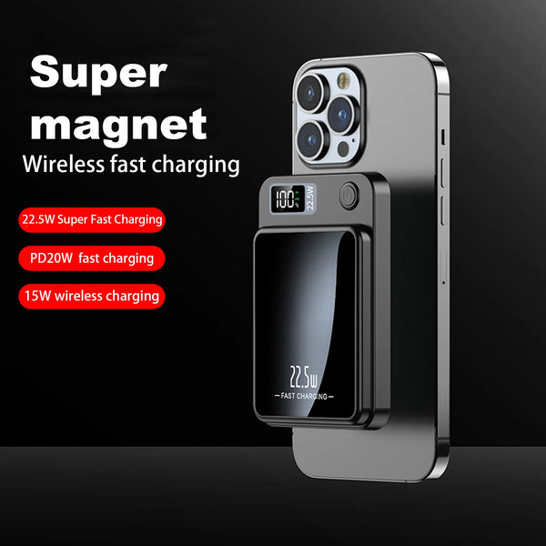 Magnetic Power Bank 10000mAh Wireless Fast Charging Portable Charger Battery Pack PD 20w QC 22.5w Usb Type C For iPhone 14/13/12