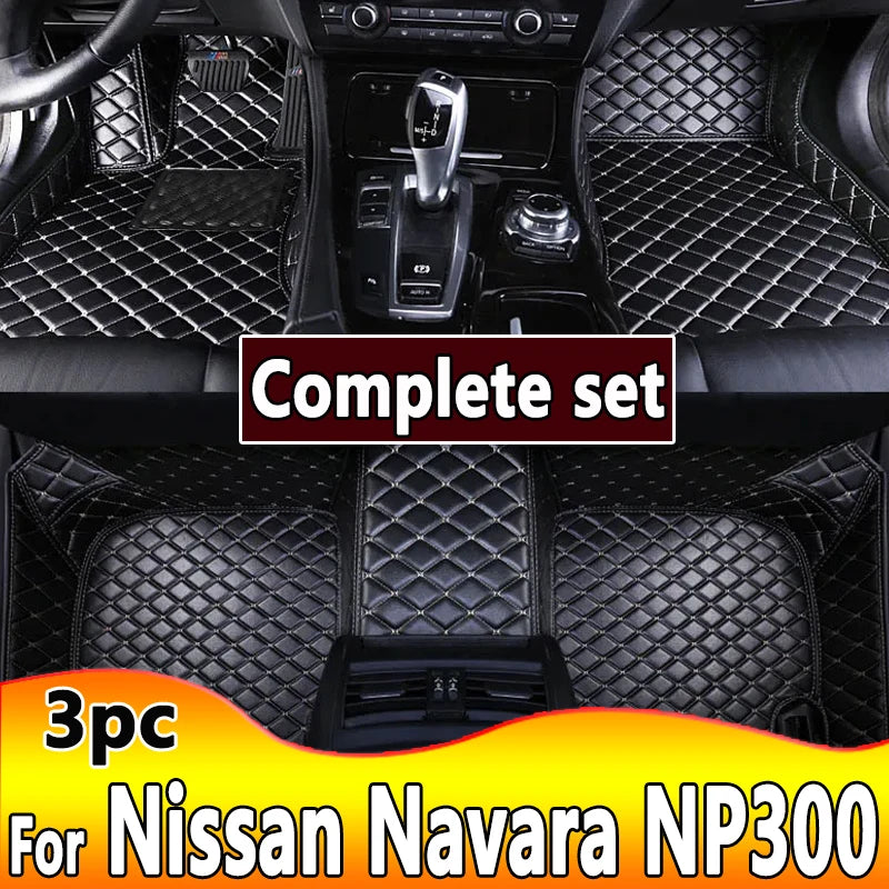Car Floor Mats For Nissan Navara NP300 D23 2022 2021 2020 2019 2018 2017 2016 2015 Frontier Auto Accessories Custom Carpets Rugs