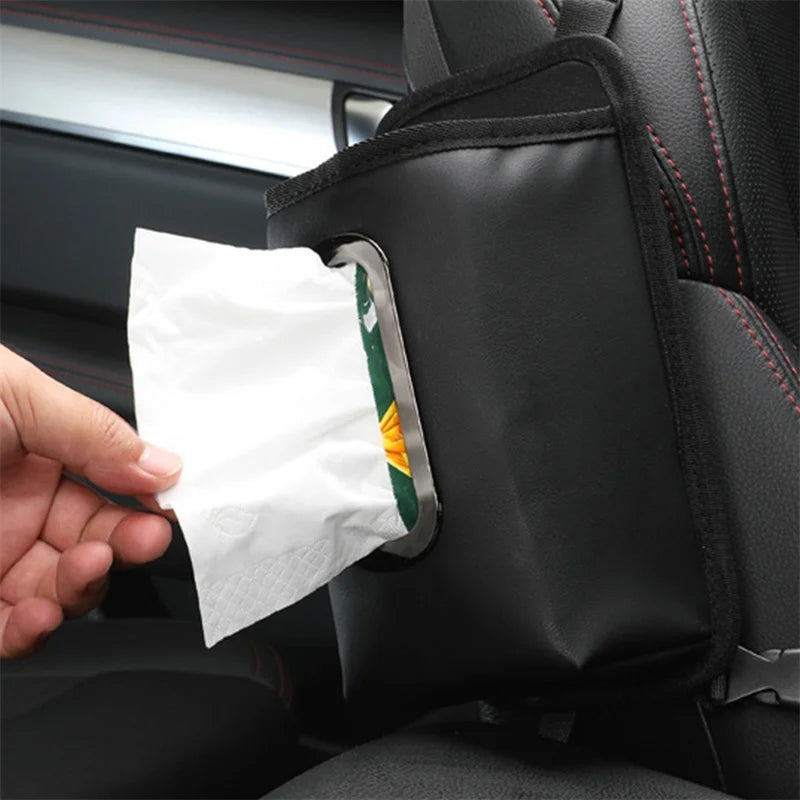 Car Organiser Car Tissue Box Car Seat Organiser Multifunctional Driving Seat Organiser Cup Holder Accessories