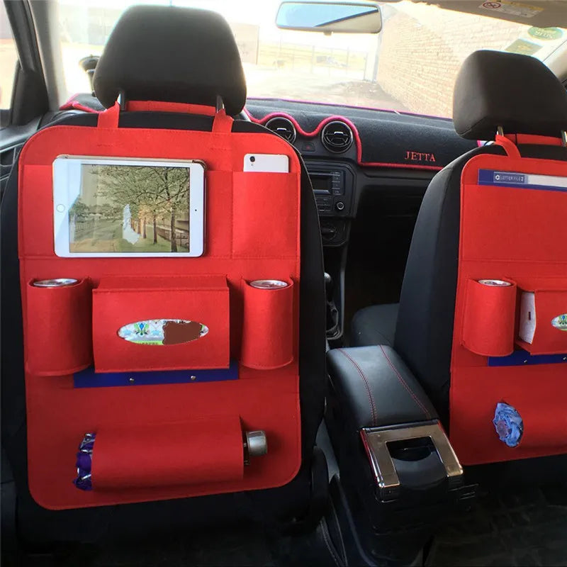 Car Back Seat Organiser Travel Storage Bag Organizer iPad With Pocket Holder 9 Storage Pockets For Kids Toddlers