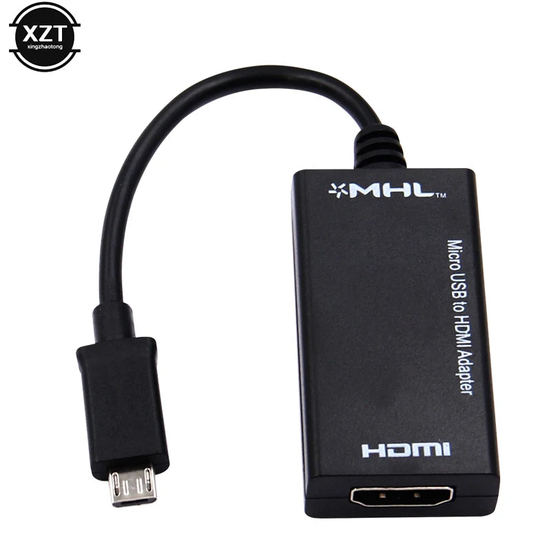 Micro USB to HDMI-compatible Male to Female High Speed HDTV Adapter Converter Cable for Phone for Mobile Phone Wholesale