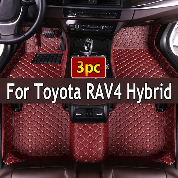 Car Floor Mats For Toyota RAV4 Hybrid 2020 2021 2022 2023 Custom Auto Foot Pads Automobile Carpet Cover Interior Accessories