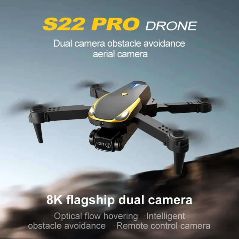 Lenovo Tesla Drone 4k Professional 8K HD Aerial Photography Quadcopter Obstacle Avoidance Drone with Camera GPS One-Click Return