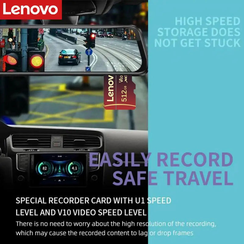 New Lneovo 2TB Memory Card 128GB 64GB 32GB 512GB Mini SD Card 1TB V60 U3 SD Card High Speed Flash Card For Phone Camera Drone