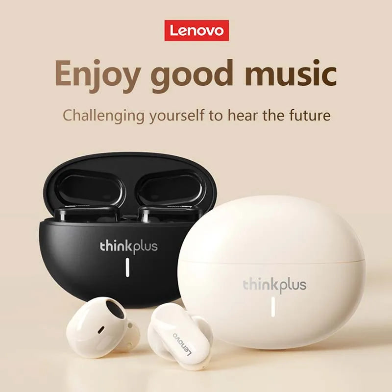 Original Lenovo LP19 Bluetooth 5.1 Earphones TWS Sports Headphones Wireless In-Ear Earbuds Dual HD Microphone Headset 2023 New