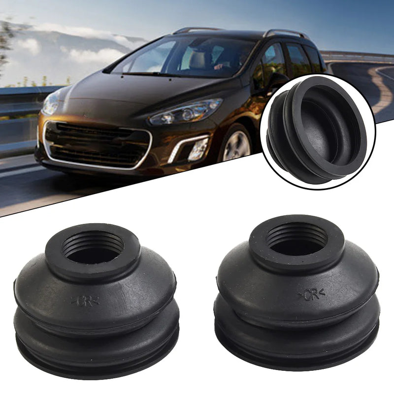 2Pcs Car Suspension Ball Joint Rubber Universal Dust Boot Covers Track Rod End Set Kit Auto Replacement Parts Universal