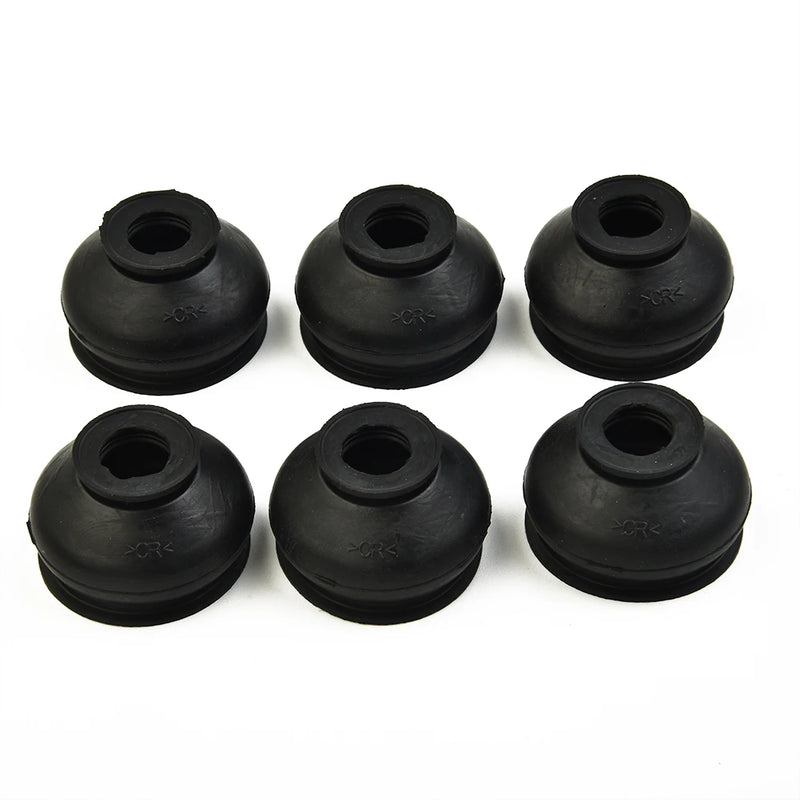 6Pcs Car Suspension Steering Ball Joint Rubber Dust Boot Cover Tie Rod End Sets Auto Replacement Part Universal Accessories