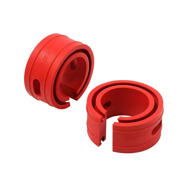 Auto Suspension Buffer Car Shock Absorber Spring Bumper 2Pcs Red Color Power Automobile Buffers Universal Spring Bumpers Cushion