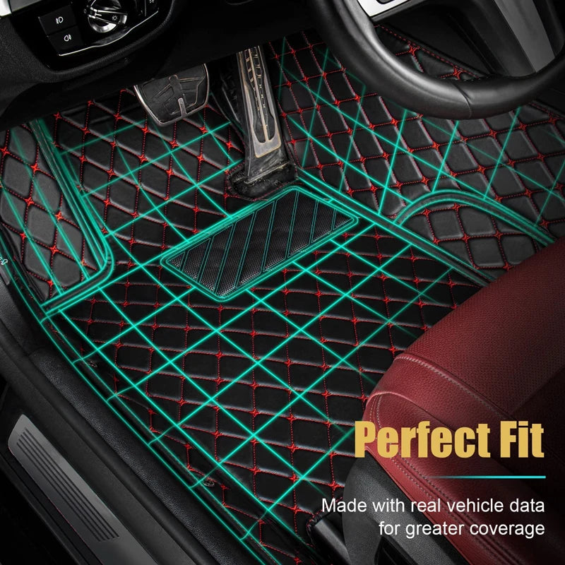Car floor mats for AUDI A4 B8 Hatchback/Avant/Sedan 2010 2011 2012 2013 2014 2015 2016 Custom foot Pads automobile carpet cover