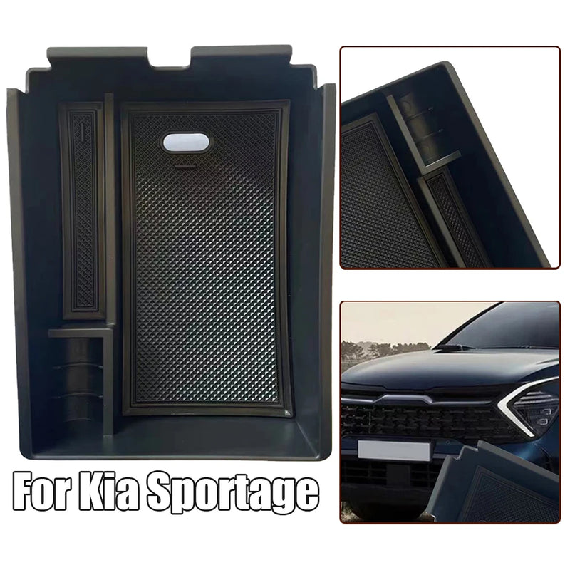 Replacement The Interior Storage Box For Kia Sportage 2022 Centre Console Armrest Organiser Storage Box Case Tray
