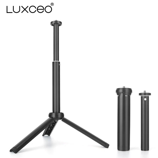LUXCEO Mini Tripod L03/L06 Portable Photography Phone Stand Holder Adjustable for Video Camera Travel Selfie Stick tripode