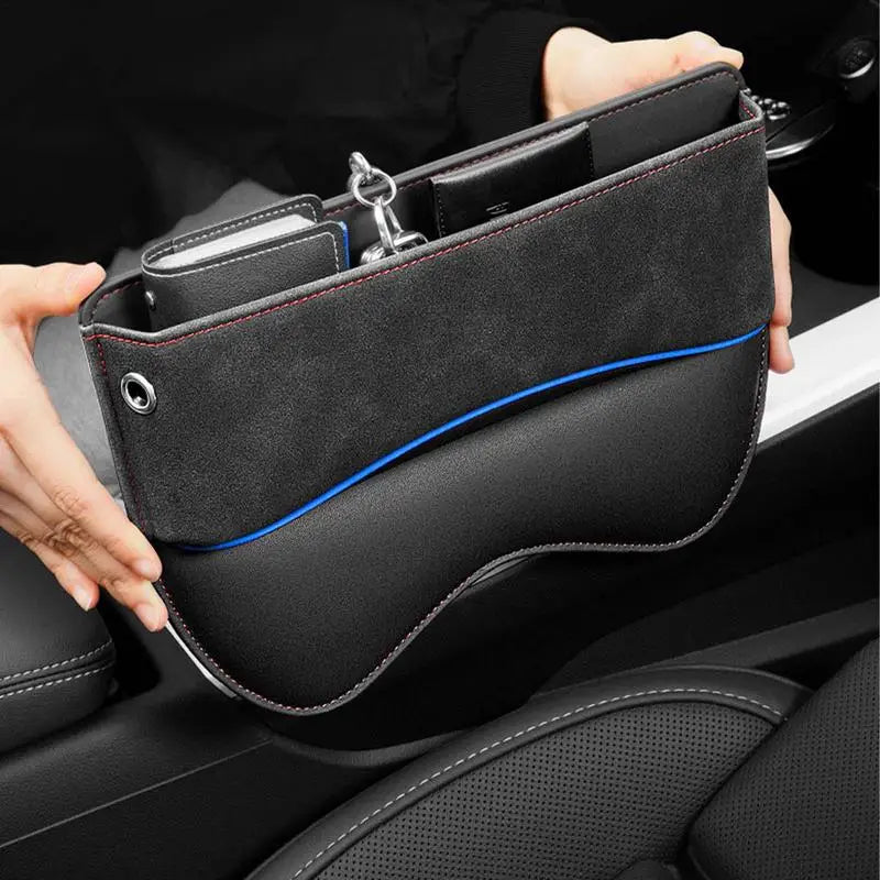 Car Seat Gap Filler Pockets Multifunction Universal Storage Box Console Side Seat Gap Filler Front Seat Organiser Auto Accessory