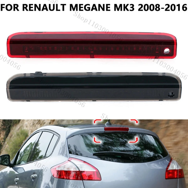 Car Rear Bumper Light High Brake Light Accessories For Renault Megane MK 3 III Hatchback 2008-2016 265900006R LED Brake Light