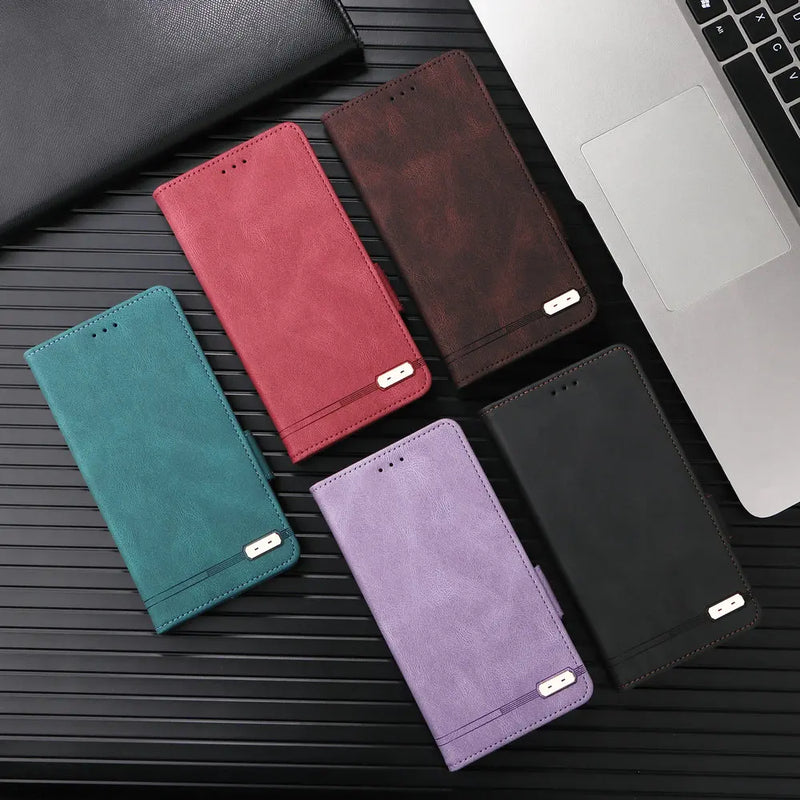 For OPPO FIND X6 PRO Flip Case Luxury Skin Texture Leather Wallet Book Full Cover For OPPO FIND X6 X6PRO X 6 PRO Phone Bags