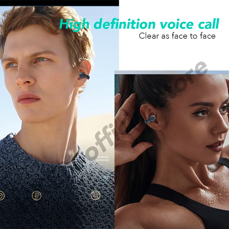 High Quality Bone Conduction Wireless Headphones Bluetooth Gaming Headsets Noise Canceling Sport Earphones for xiaomi iphone