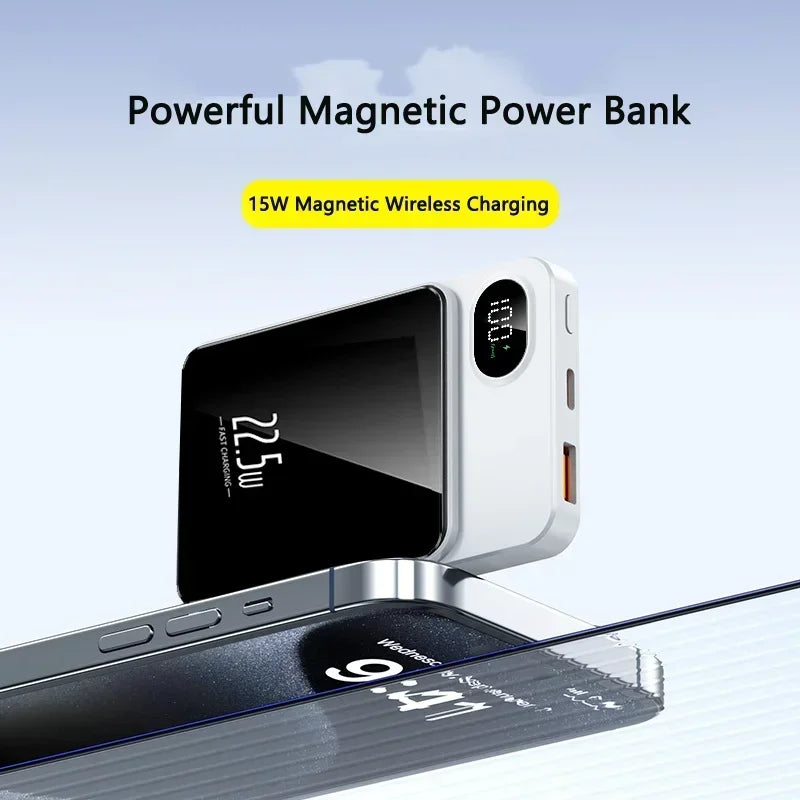 Xiaomi Original 30000mAh Wireless Magnetic Power Bank Magsafe Ultra Fast Charging Portable Large Capacity Phone Accessories