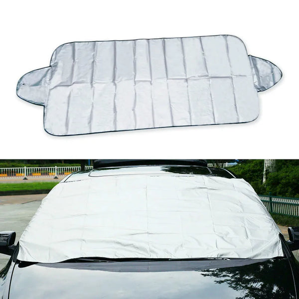 Car Cover Car Exterior Protection Snow Blocked Car Covers Snow Ice Protector Visor Sun Shade Front Rear Windshield Cover Block