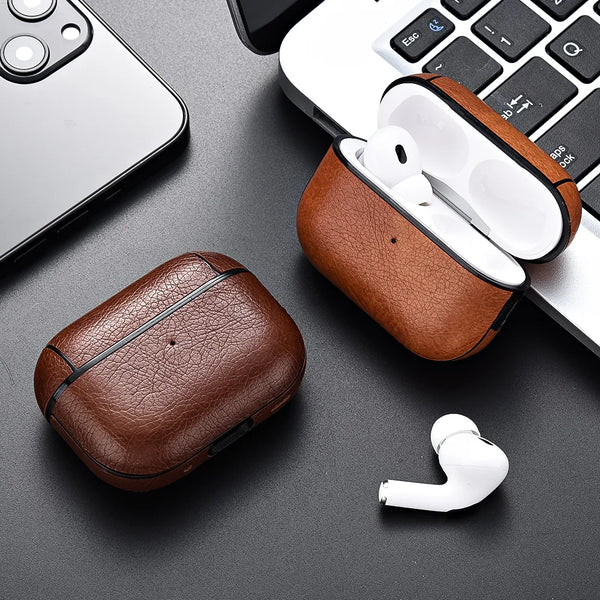 Leather Hard Plastic Cover for AirPods Pro 2 Case for AirPods Pro2 Pro 2nd GEN Funda For AirPod 3 Pro 2023 Case Headphone Coque