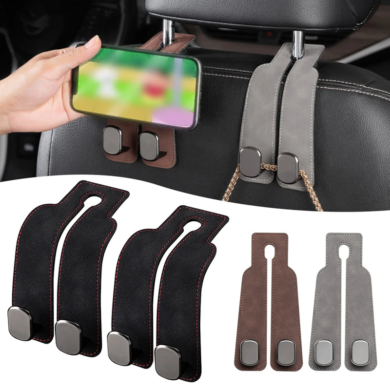 Backrest Double Hook For Car Heavy Duty Vehicle Organiser Holder For Auto Interior