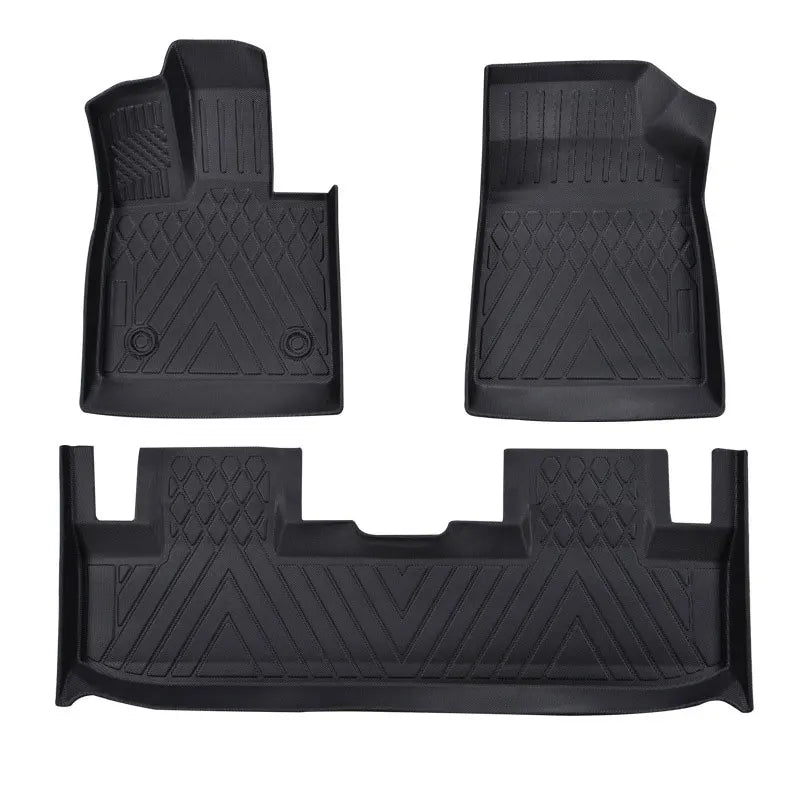 For BYD Song Plus DM-i EV 2021- 2023 Car Floor Mats Waterproof Non-slip Foot Pad  Fully Surrounded Left-hand Drive Car Accessory