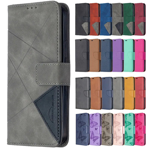Wallet Flip Case For Redmi 12C Cover Case on For Xiaomi Redmi 12C Redmi12C Redmi12 C Coque Leather Phone Protective Bags