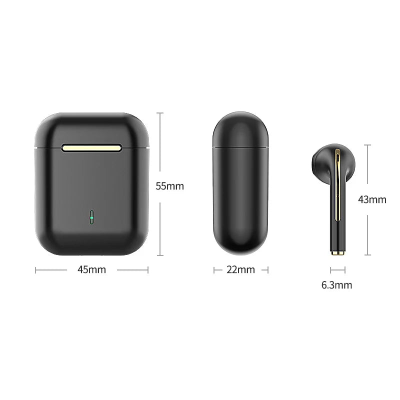 Xiaomi J18 Bluetooth Earphones Wireless HD Call Earbuds Business Headset Sport Headphone Compatibility Android iOS Smartphone