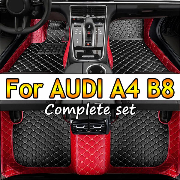 Car floor mats for AUDI A4 B8 Hatchback/Avant/Sedan 2010 2011 2012 2013 2014 2015 2016 Custom foot Pads automobile carpet cover