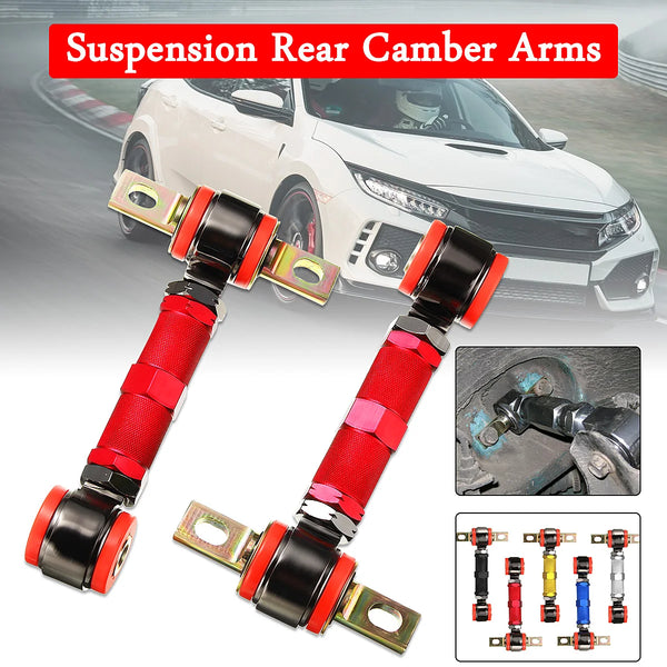 High Quality 1pair Adjustable Racing Rear Suspension Camber Control Arms Kit for Honda for Civic 5color