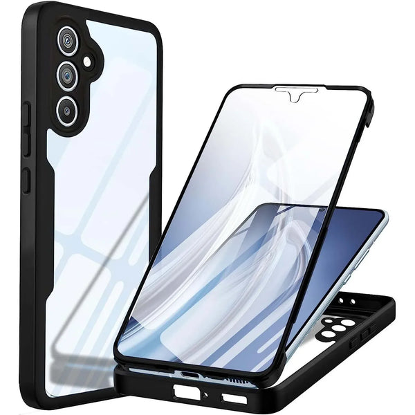 360 Clear Case for Samsung Galaxy A54 5G A34 5G A24 4G A14 4G 5G A04 A72 A22 A32 4G 5G Shockproof Full Protection Phone Cover